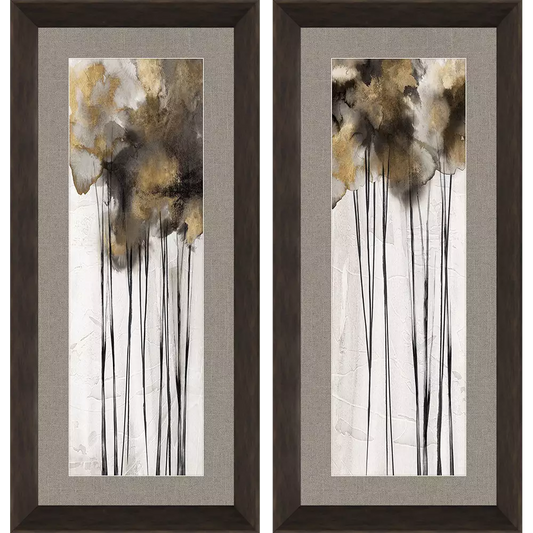 FALL TREES-SET OF 2